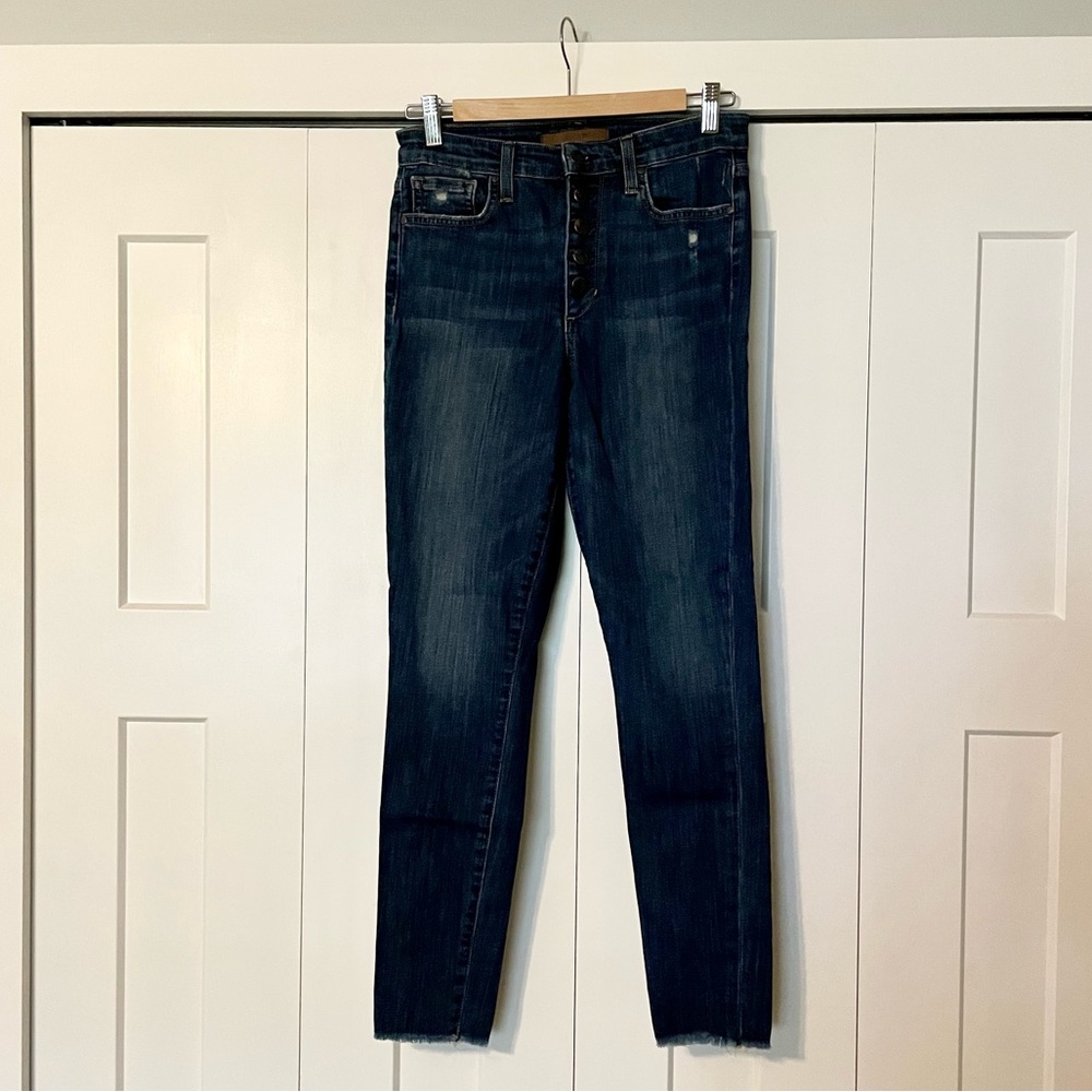 Joe’s Jeans High Rise Button Fly Skinny Ankle - Size 28
